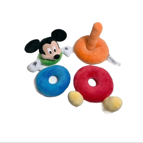 Mickey  Plush Stacking Rings Learning Toy - Picture 5 of 5